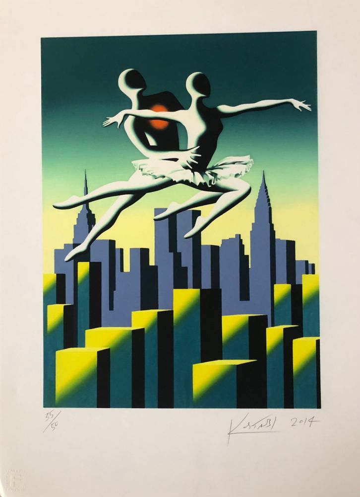 Сериграфия Kostabi - Top Floor Terpsichore 