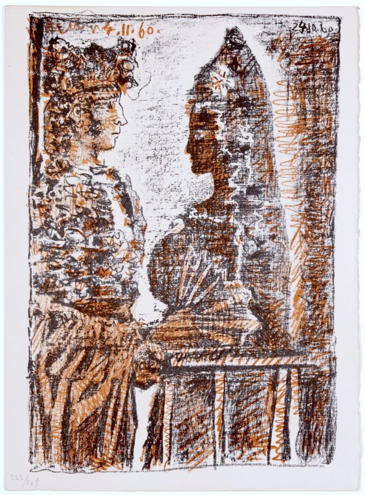 Акватинта Picasso - Torero and Señorita