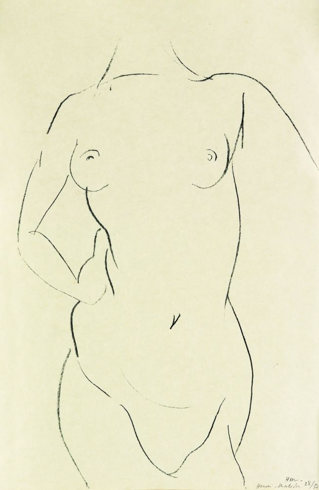 Литография Matisse - Torse de face