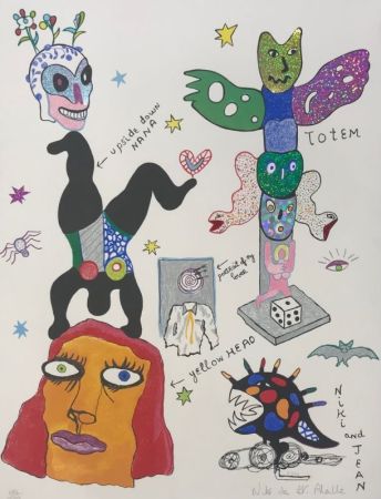 Сериграфия De Saint Phalle - Totem 