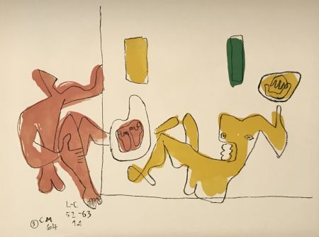 Литография Le Corbusier - Touching Their Feet