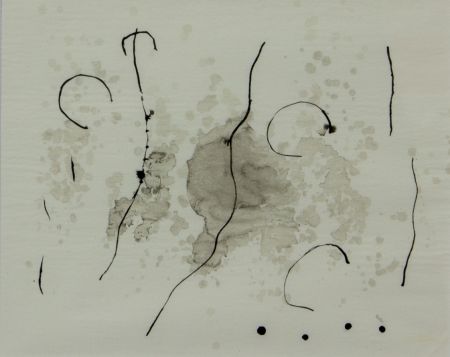 Литография Miró - TRACE SUR L'EAU