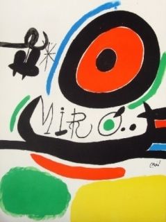 Литография Miró - Tres Libre