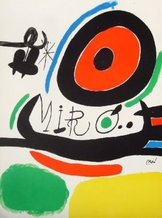 Литография Miró - Tres libres