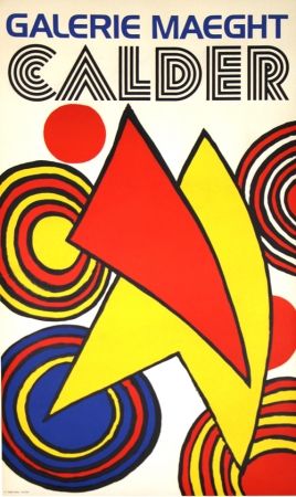 Литография Calder (After) - Triangles et Spirales Galerie Maeght