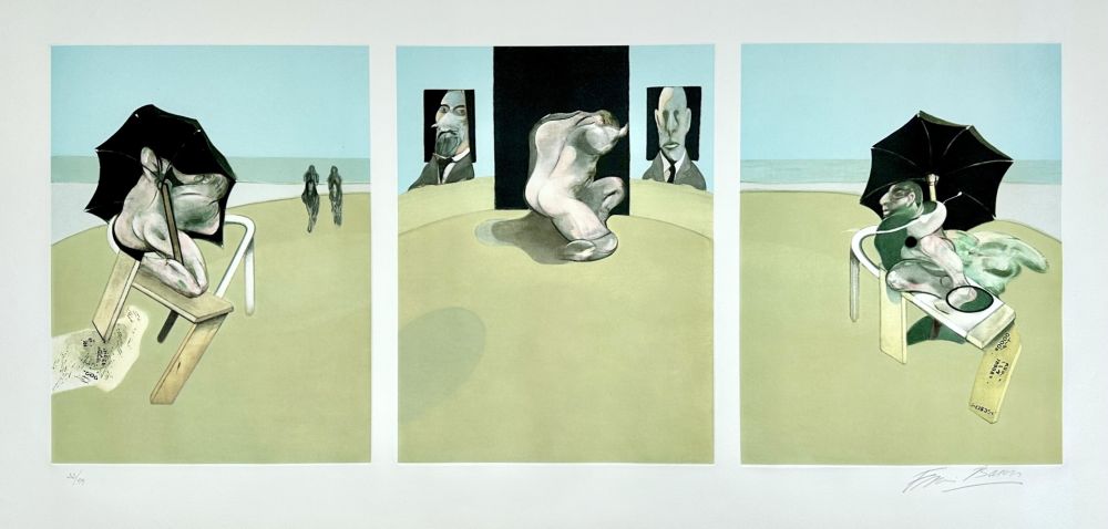 Офорт И Аквитанта Bacon - Triptych 1974-1977