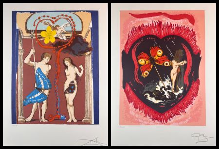Литография Dali - Triumph of Love Suite with Original Portfolio Case