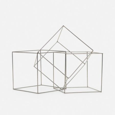 Многоэкземплярное Произведение Morellet - Trois cubes imbriqués