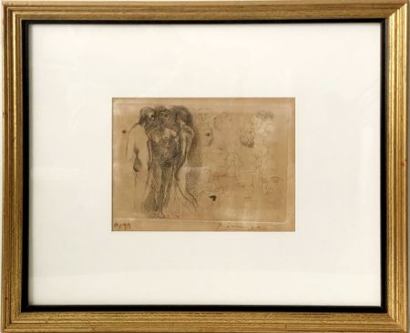 Офорт Picasso - Trois nus debout