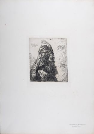 Фототипия Rembrandt - Troisième tête orientale