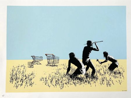 Сериграфия Banksy - Trolley Hunters