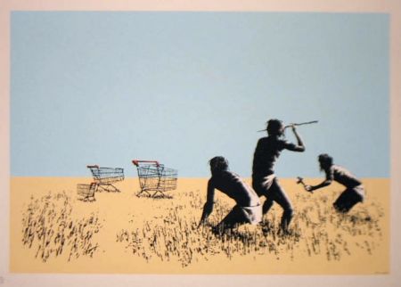 Сериграфия Banksy - Trolley Hunters - Trolleys 