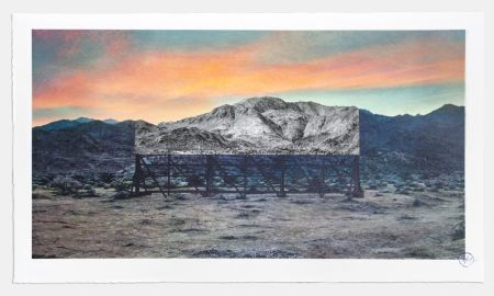 Литография Jr - Trompe l'oeil, Death Valley, Billboard, March 4, 2017