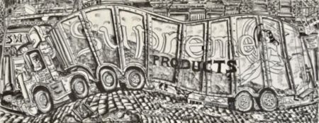 Литография Grooms - Truck I