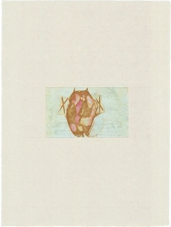 Гравюра Beuys - Tränen: Schamanentrommel (grün) 