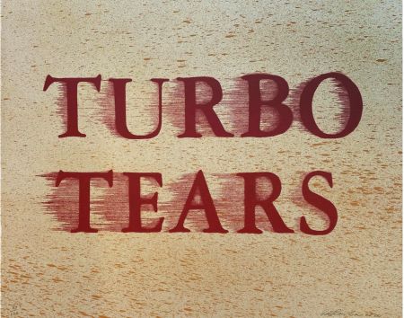 Литография Ruscha - Turbo Tears