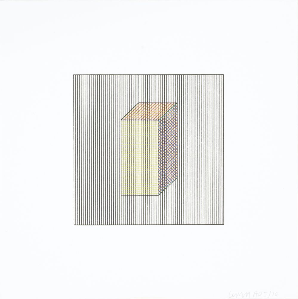 Сериграфия Lewitt - Twelve Forms Derived From a Cube 03