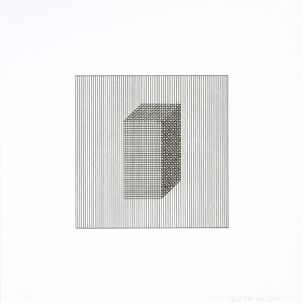 Сериграфия Lewitt - Twelve Forms Derived From a Cube 04