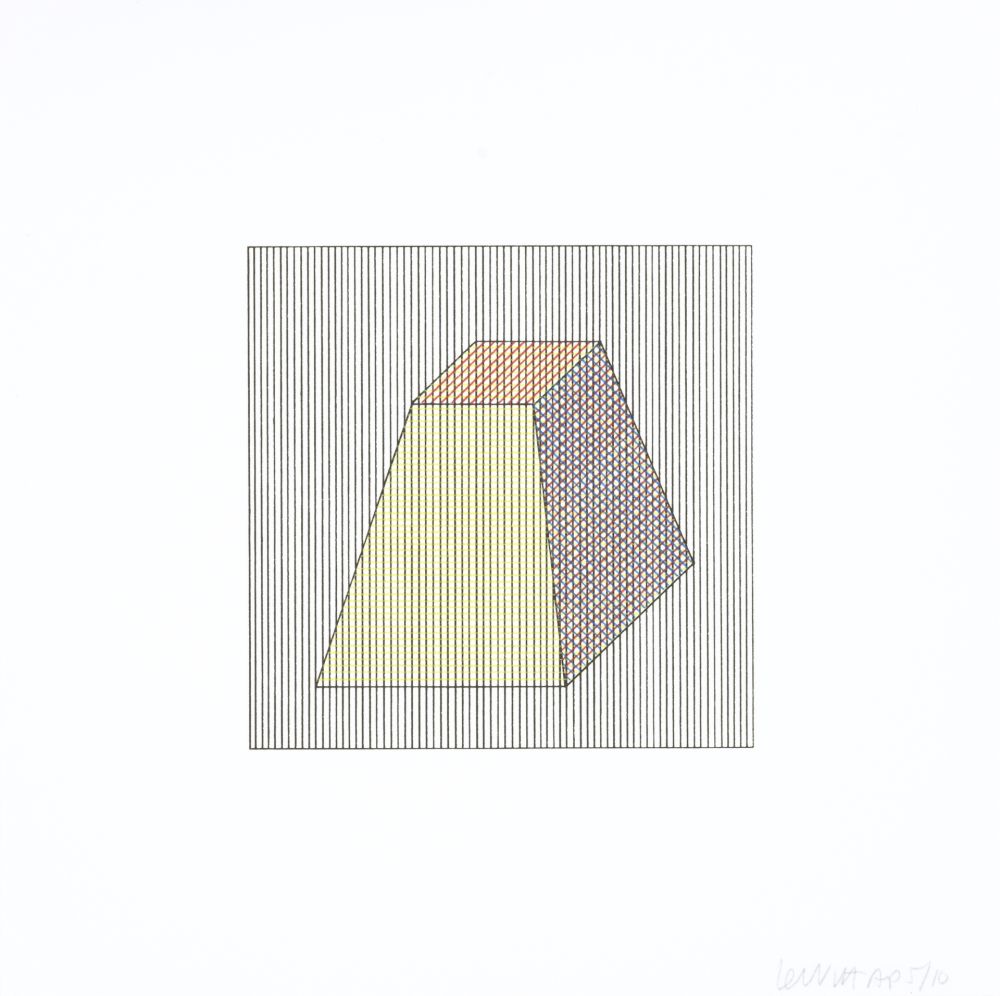 Сериграфия Lewitt - Twelve Forms Derived From a Cube 05