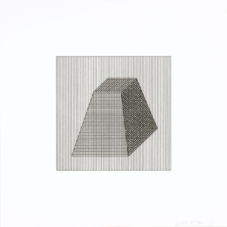Сериграфия Lewitt - Twelve Forms Derived From a Cube 06