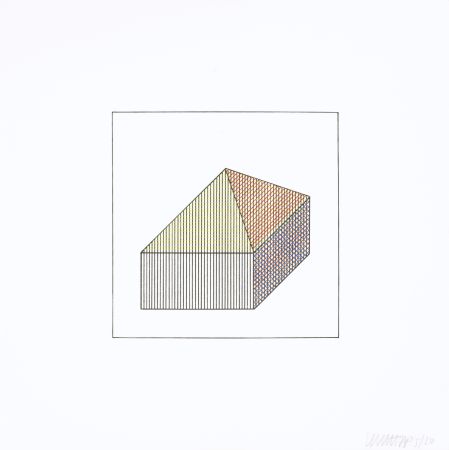 Сериграфия Lewitt - Twelve Forms Derived From a Cube 09