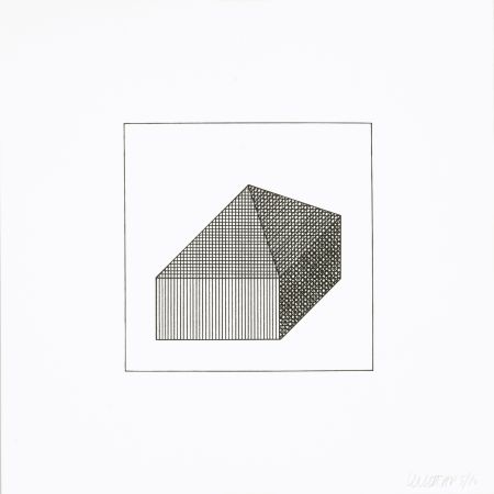 Сериграфия Lewitt - Twelve Forms Derived From a Cube 10