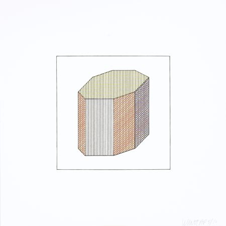 Сериграфия Lewitt - Twelve Forms Derived From a Cube 11
