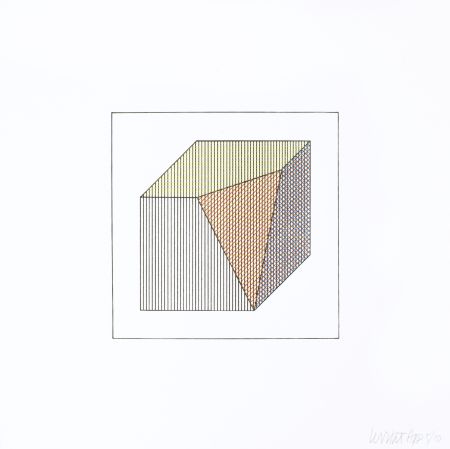 Сериграфия Lewitt - Twelve Forms Derived From a Cube 13