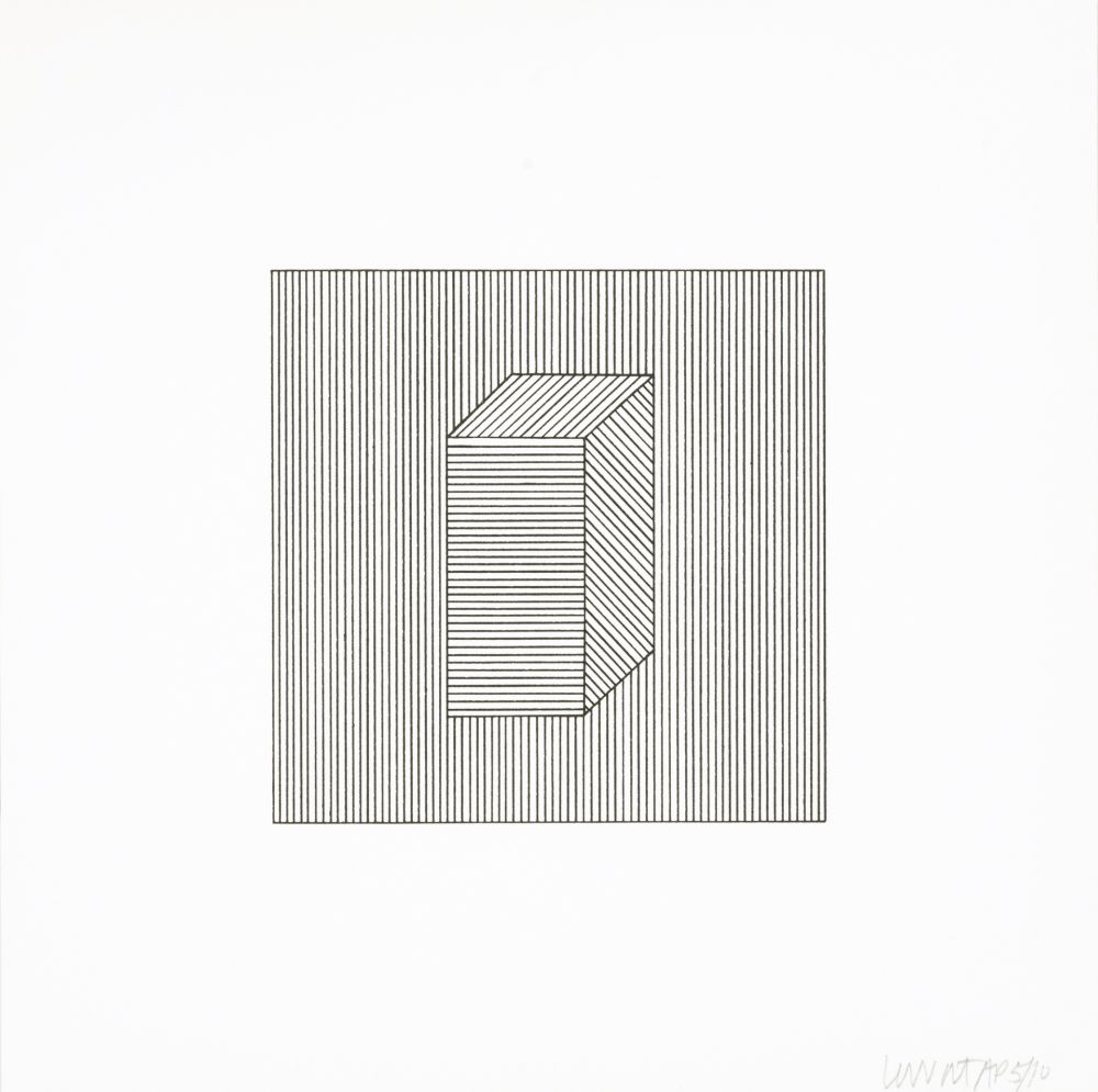 Сериграфия Lewitt - Twelve Forms Derived From a Cube 28
