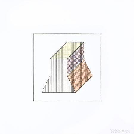 Сериграфия Lewitt - Twelve Forms Derived From a Cube 33