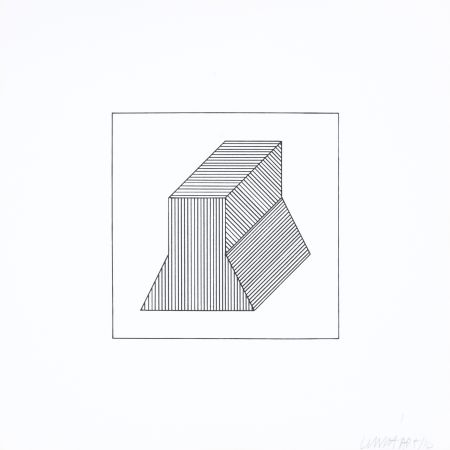 Сериграфия Lewitt - Twelve Forms Derived From a Cube 38