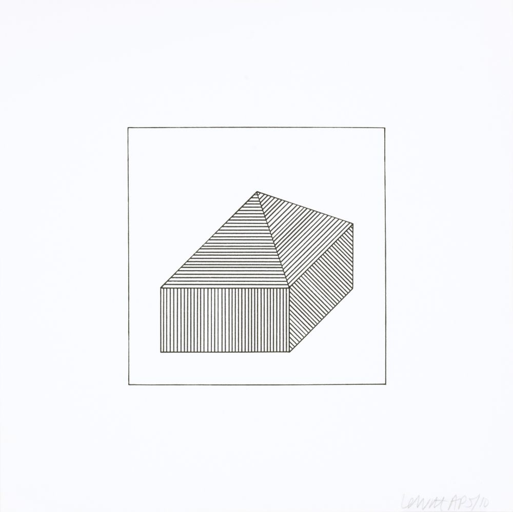 Сериграфия Lewitt - Twelve Forms Derived From a Cube 42