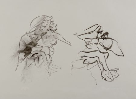 Литография De Kooning - Two Figures