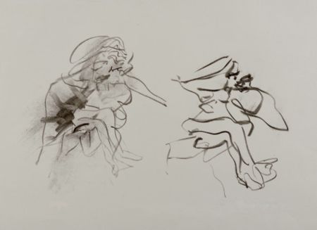 Литография Kooning - Two Figures