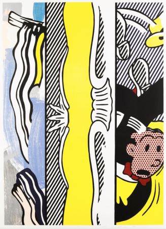 Гравюра На Дереве Lichtenstein - Two Paintings (Dagwood)