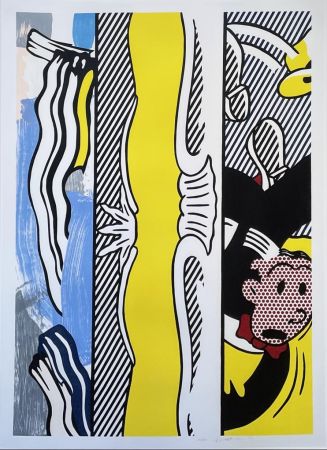 Гравюра На Дереве Lichtenstein - Two Paintings: Dagwood from the Paintings Series