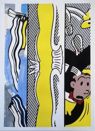 Гравюра На Дереве Lichtenstein - Two Paintings: Dagwood from the Paintings series