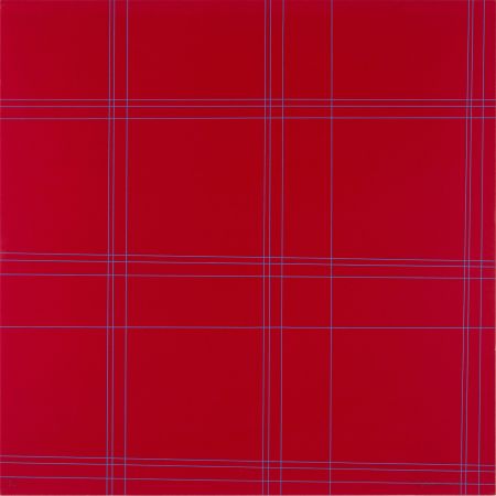 Литография Morellet - TWO PATTERNS OF PERPENDICULAR LINES - EXACTA FROM CONSTRUCTIVISM TO SYSTEMATIC ART 1918-1985