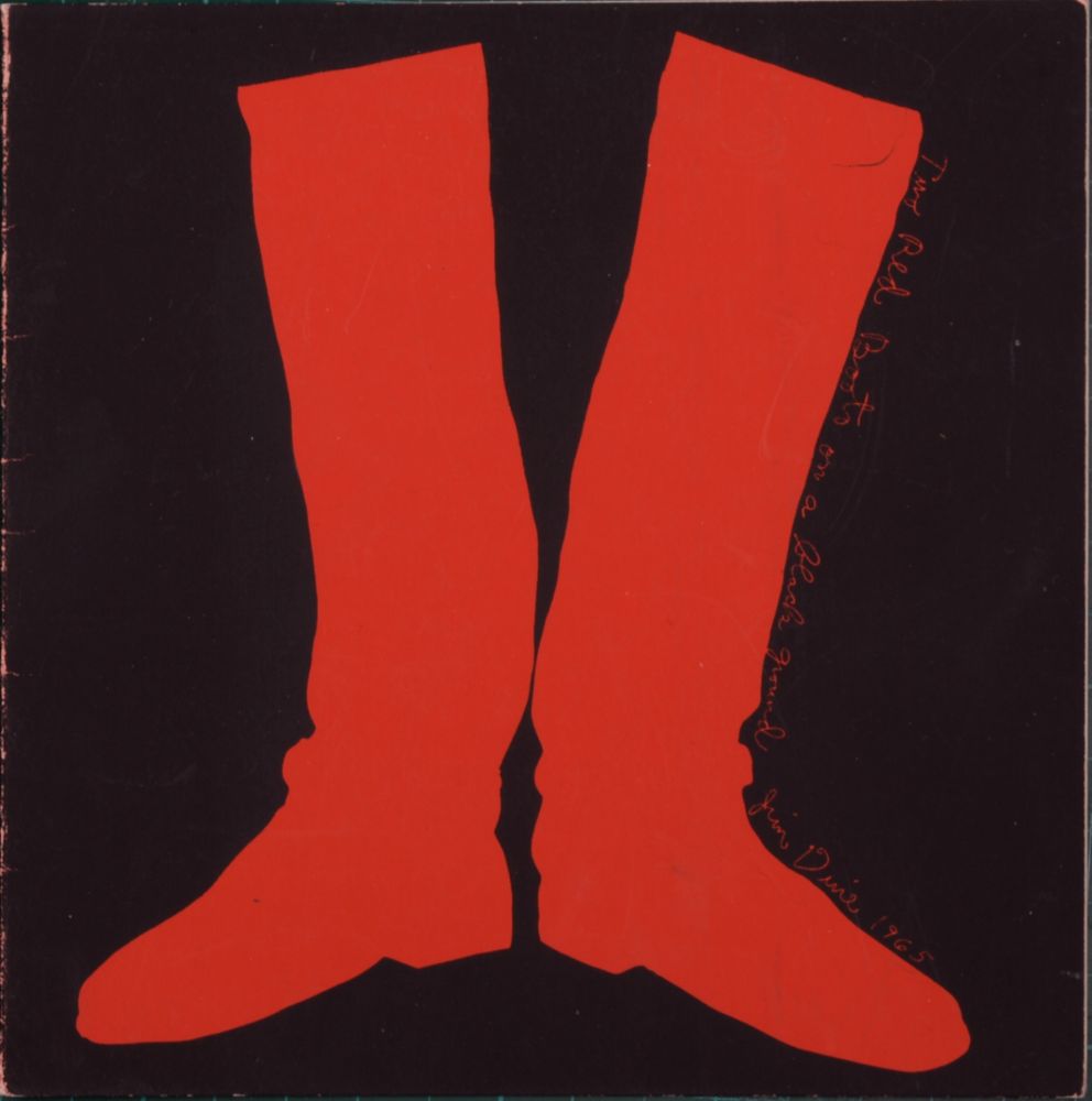 Сериграфия Dine - Two Red Boots, 1969