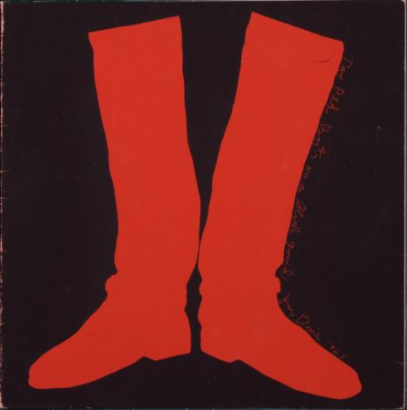 Сериграфия Dine - Two Red Boots, 1969 (thick gatefold card)