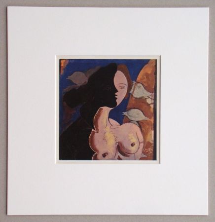 Фототипия Braque (After) - Tête de femme, 1942