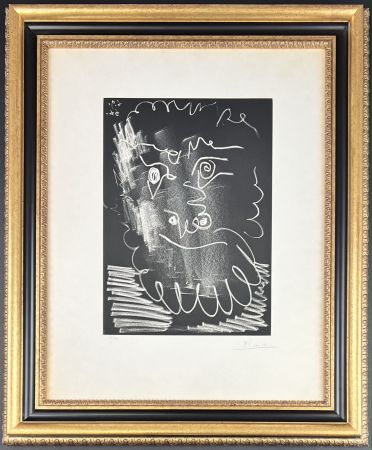 Акватинта Picasso - Tête d'Homme