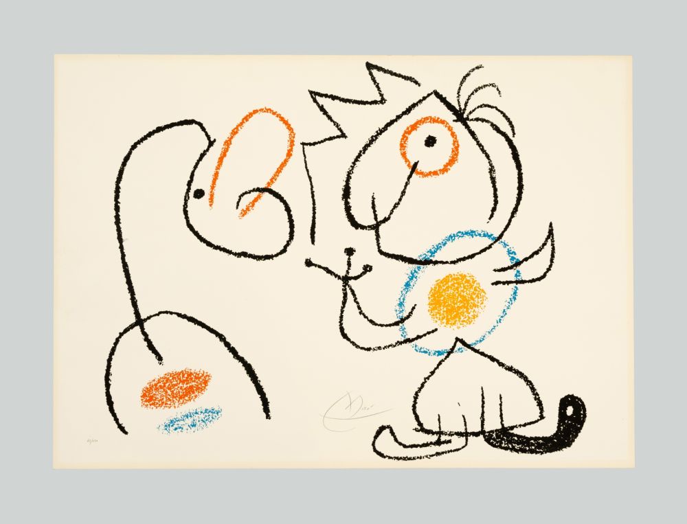 Литография Miró - Ubu aux Baleares