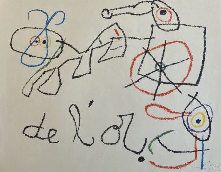 Литография Miró - Ubu aux Baleares I