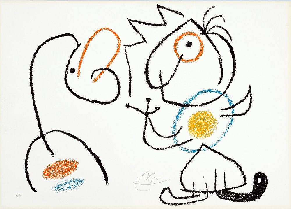 Литография Miró - Ubu aux Baléares