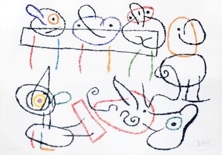 Литография Miró - Ubu Aux Baléares