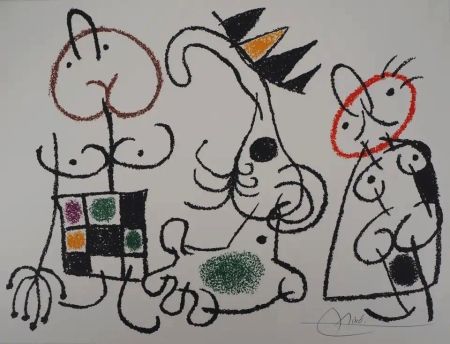 Литография Miró - Ubu aux baléares