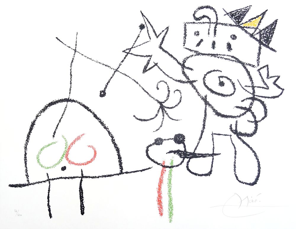 Литография Miró - Ubu aux baléares 17