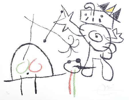 Литография Miró - Ubu aux baléares 17