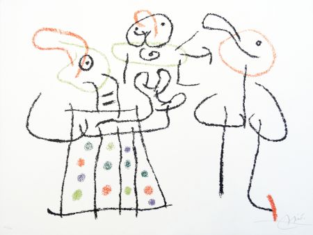 Литография Miró - Ubu aux baléares 7